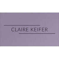 Double Line Double Sided Shimmer Contact Cards