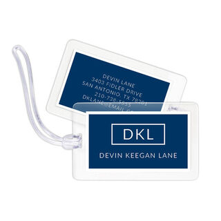 Bold Frame Luggage Tags