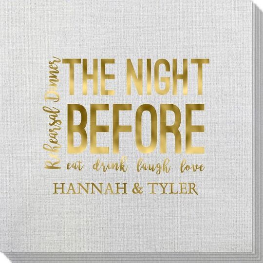 The Night Before Bamboo Luxe Napkins