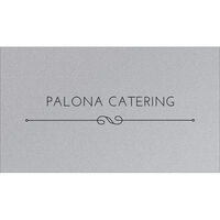 Scroll Motif Double Sided Shimmer Business Cards