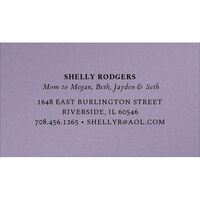 Mom Boss Double Sided Shimmer Contact Cards