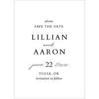 Classic Save the Date Cards