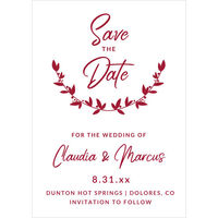 Laurel Photo Save the Date Cards