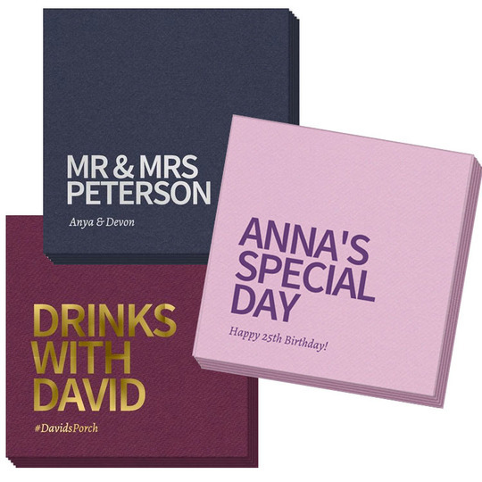 Create Your Own Headline Linen Like Napkins