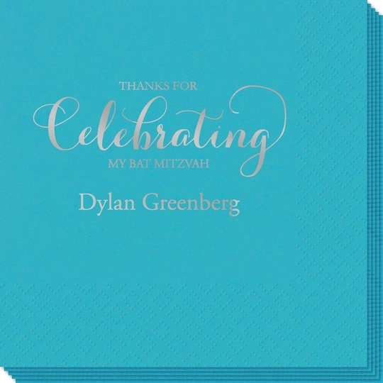 Thanks For Celebrating Any Event Napkins