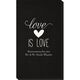 Love is Love Linen Like Guest Towels Image 2 of 3
