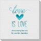Love is Love Linen Like Napkins Image 3 of 3