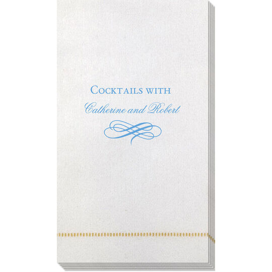 Design Your Own Bamboo Luxe Hemstitch Guest Towels