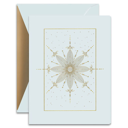 Snowflake Jewel Holiday Cards