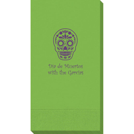 Sugar Skull Guest Towels