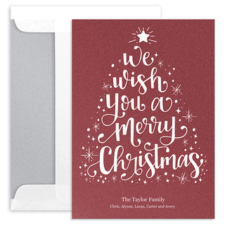 Stunning Robin Personalized Christmas/New Year/Holiday Party Thank You Cards Stunning Robin Personalized Christmas/New Year/Holiday Party Thank You Cards