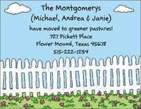 Picket Fence Moving Cards