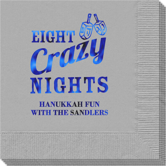 Eight Crazy Nights Napkins