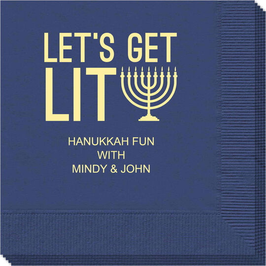 Let's Get Lit Napkins