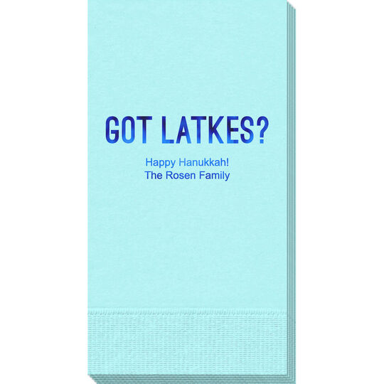 Got Latkes Guest Towels