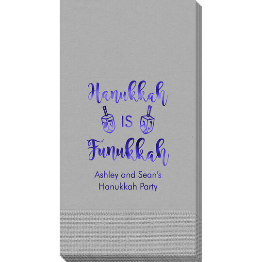 Hanukkah Is Funukkah Guest Towels