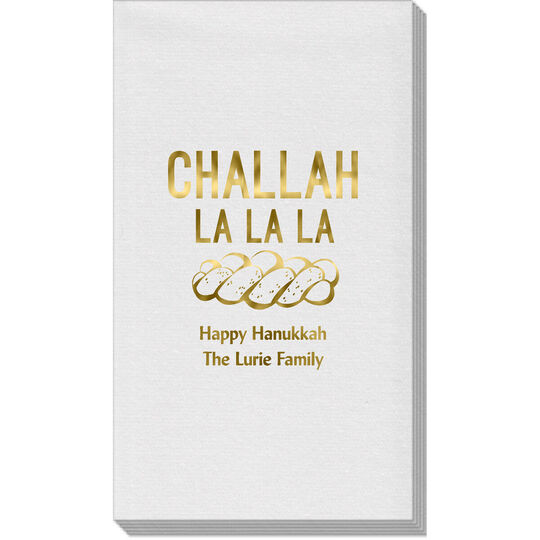 Challah La La La Linen Like Guest Towels