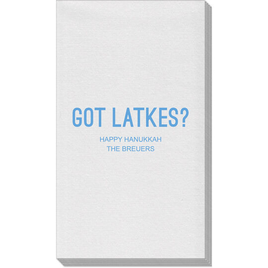 Got Latkes Linen Like Guest Towels