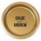 Personalized Modern Couple Plastic Plates Image 1 of 2