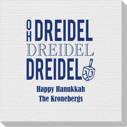 Oh Dreidel Linen Like Napkins