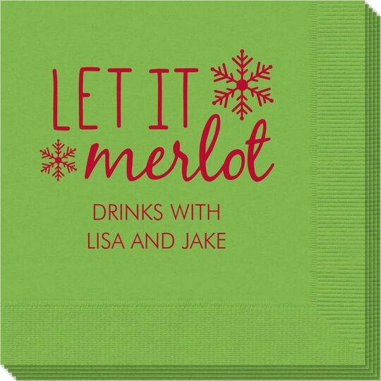 Let It Merlot Napkins