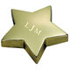 Personalized Brass Star Paperweight Image 1 of 2