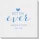 Best Day Ever with Heart Linen Like Napkins Image 1 of 2