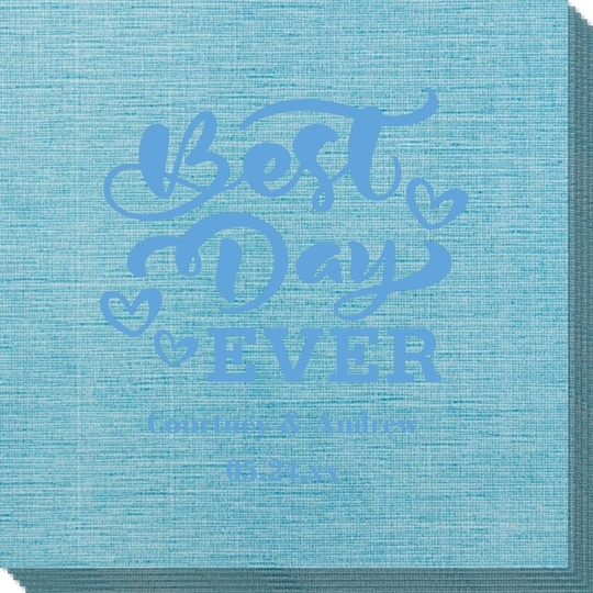 The Best Day Ever Bamboo Luxe Napkins