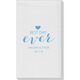Best Day Ever with Heart Linen Like Guest Towels Image 1 of 2