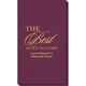 The Best Is Yet To Come Linen Guest Towels Image 1 of 2