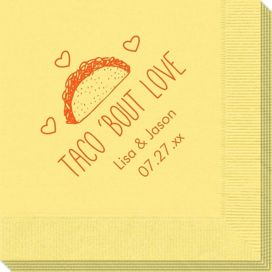 Taco Bout Love Napkins