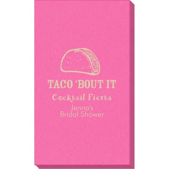 Taco Bout It Linen Like Guest Towels