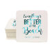 Better at the Beach Square Coasters Image 1 of 2