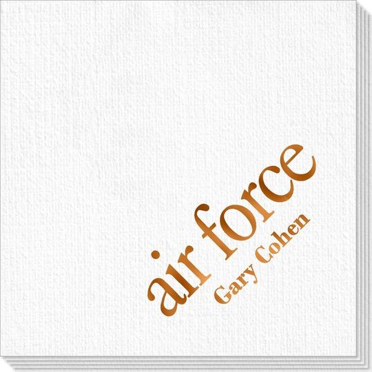 Big Word Air Force Deville Napkins