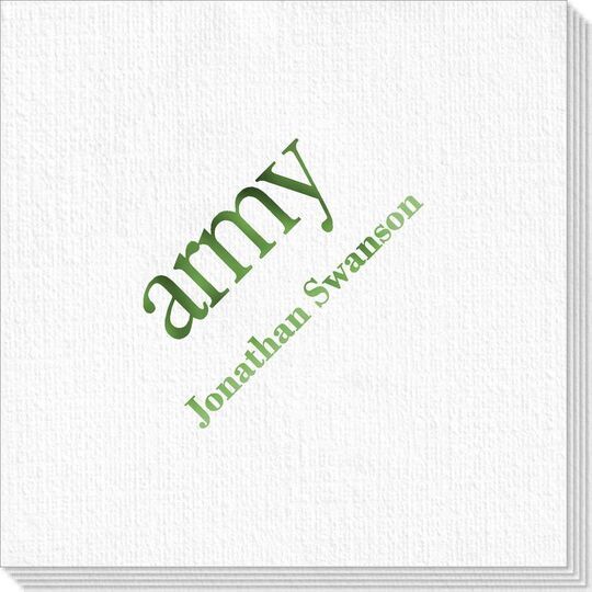 Big Word Army Deville Napkins