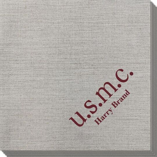 Big Word U.S.M.C. Bamboo Luxe Napkins