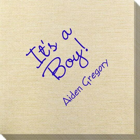 Sweet Baby Boy Bamboo Luxe Napkins