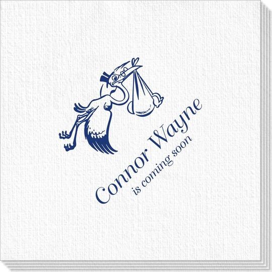 Special Stork Delivery Deville Napkins