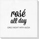 Rosé All Day Deville Napkins Image 2 of 3