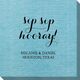 Elegant Sip Sip Hooray Bamboo Luxe Napkins Image 2 of 4