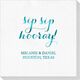 Elegant Sip Sip Hooray Deville Napkins Image 2 of 4