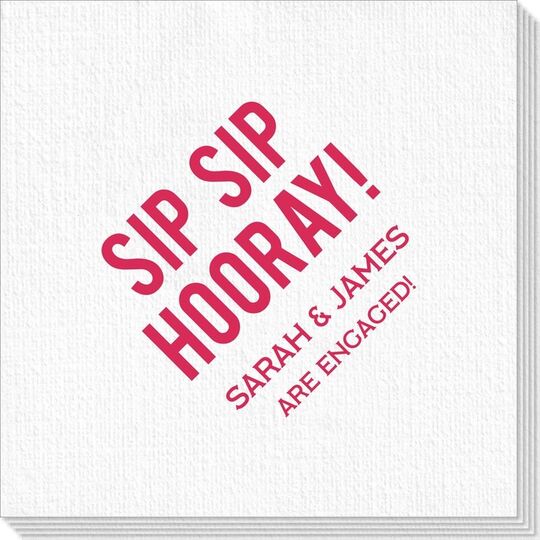 Bold Sip Sip Hooray Deville Napkins