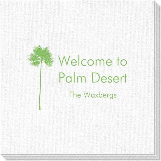 Palm Tree Silhouette Deville Napkins