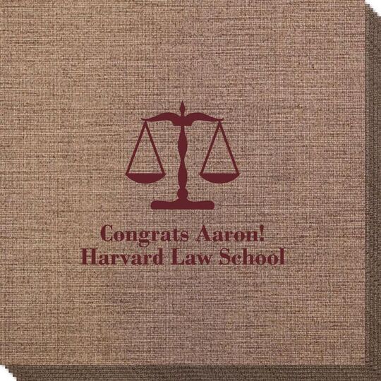 Scales of Justice Bamboo Luxe Napkins