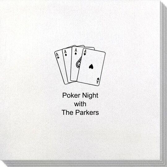 All Aces Bamboo Luxe Napkins