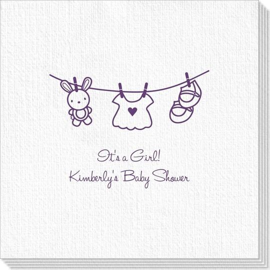 Toy Rabbit Clothesline Deville Napkins