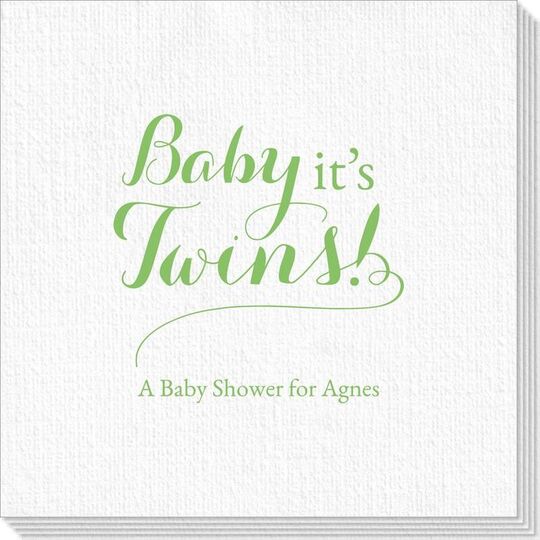 Baby It's Twins Deville Napkins