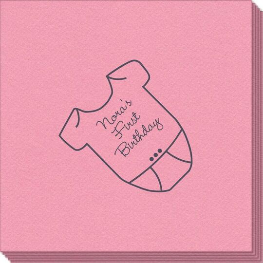 Baby Onesie Linen Like Napkins