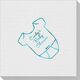 Baby Onesie Linen Like Napkins Image 1 of 2