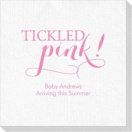 Tickled Pink Deville Napkins